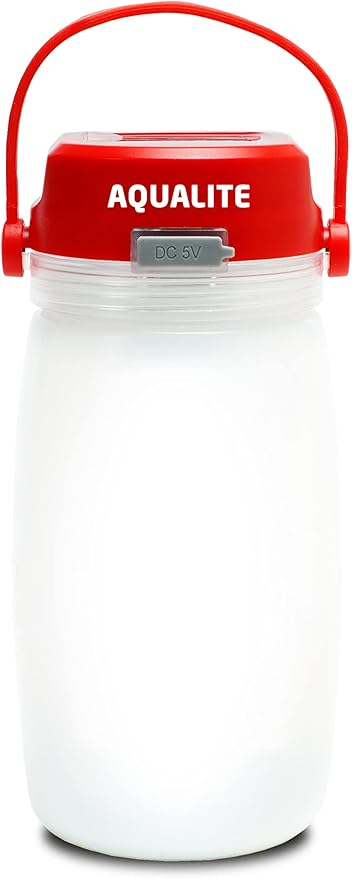 Eton Solar Powered Lantern with Integrated Water Bottle & Personal 8-Piece Emergency Survival Kit