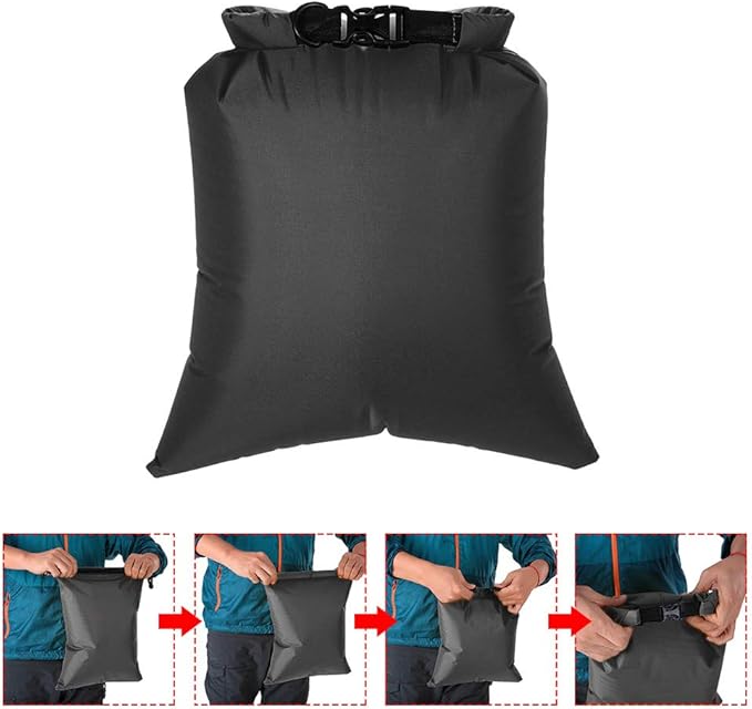 Lixada Waterproof Dry Bags, 3/5/6 Pack Ultimate Dry Sack - 3L+5L+8L Lightweight, Roll Top Outdoor Dry Sacks for Kayaking Camping Hiking Traveling Boating Water Sports