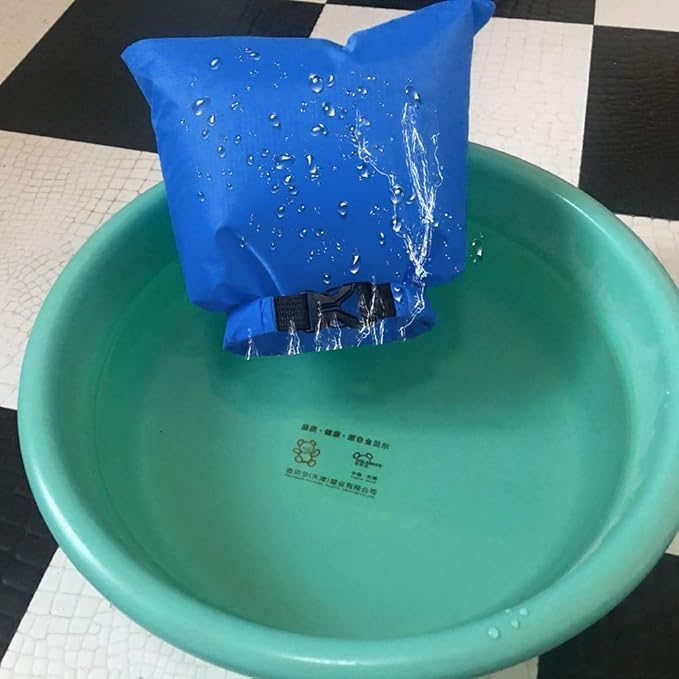 Pimoys 5 Pack Waterproof Dry Sacks, Lightweight Outdoor Dry Bags Ultimate Dry Bags for Kayaking Rafting Boating Camping (1.5L, 2.5L, 3.5L, 4.5L, 6L)