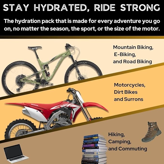 Send It Defender 15 Hydration Backpack - MTB, Moto Bag with Spine Protector for Men and Women. 15L Capacity Mountain Bike Hydration Pack - Mountain Bike Protective Gear – Adjustable Fit for Everyone