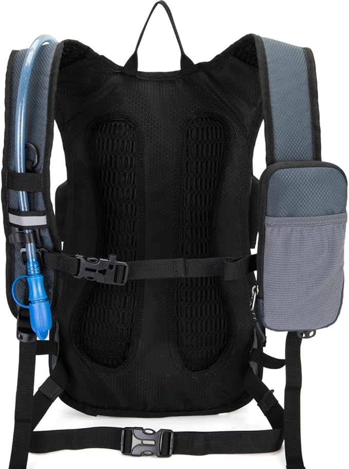 Hydration Backpack Pack with 2L Water Bladder 18L Hiking Backpack Women Men Lightweight Hydropack Insulated Daypack for Biking, Running, Festival