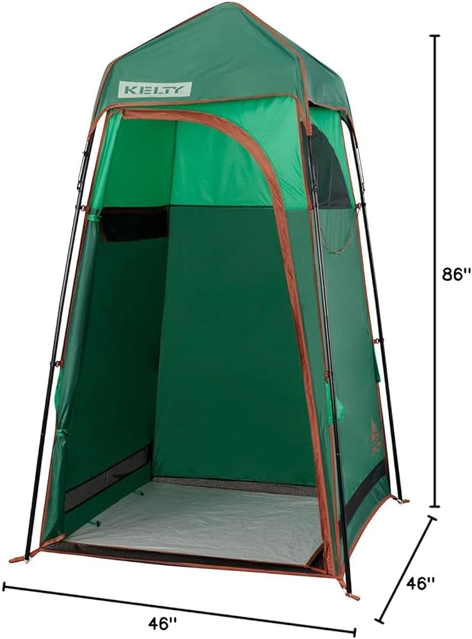 Kelty Discovery H2GO Privacy Shelter, Campsite Shower and Changing Shelter, Zippered Entry, Steel Pole Frame, Freestanding