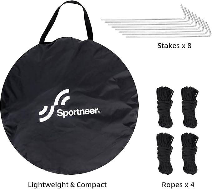 Sportneer Sports Tent, 1 Person Tent Sports Tents for Parents for Cold Day Lightweight Portable Pop Up Tent for Sports Event, Protection from Cold Wind and Rain