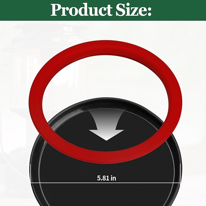 Silicone Kerosene Tank Base for Coleman Lanterns 220.228.236.237.252,639 – Protects Against Scratches and Enhances Stabili