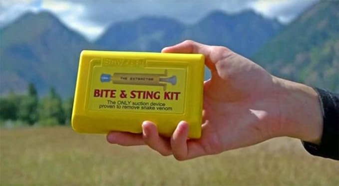 Sawyer Products Venom Extractor & Suction Pump Kit for Snake Bite, & Bee, Wasp, and Mosquito Stings, Yellow, One Size (B4)