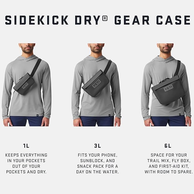 YETI Sidekick Dry Waterproof Gear Case and Bag Accessory