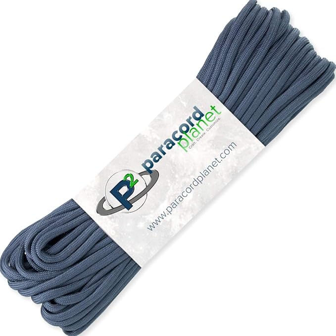 Paracord Planet 550lb Paracord – 7 Strand Type III Tactical Parachute Cord for Outdoors and Crafting