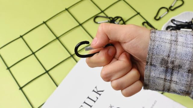 500 Pcs 2" Spring Snap Hooks Bulk Small Aluminum Alloy Clip Keychain Spring Snap Hook for Hanging Camping Hiking Traveling Fishing Outdoor