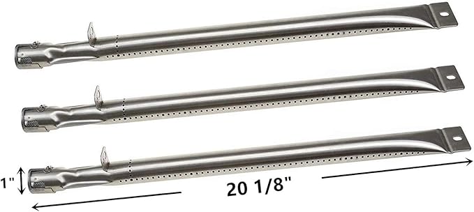 DcYourHome Replacement SS Burner SS Heat Plate Hanger Brackets for Chargriller 3001, 3008, 3030, 4000, 5050 Gas Grill