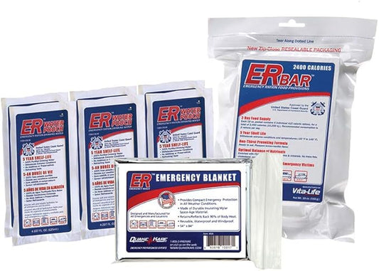 ER Emergency Ready SK1BG 1-Person Basic Bagged Survival Kit