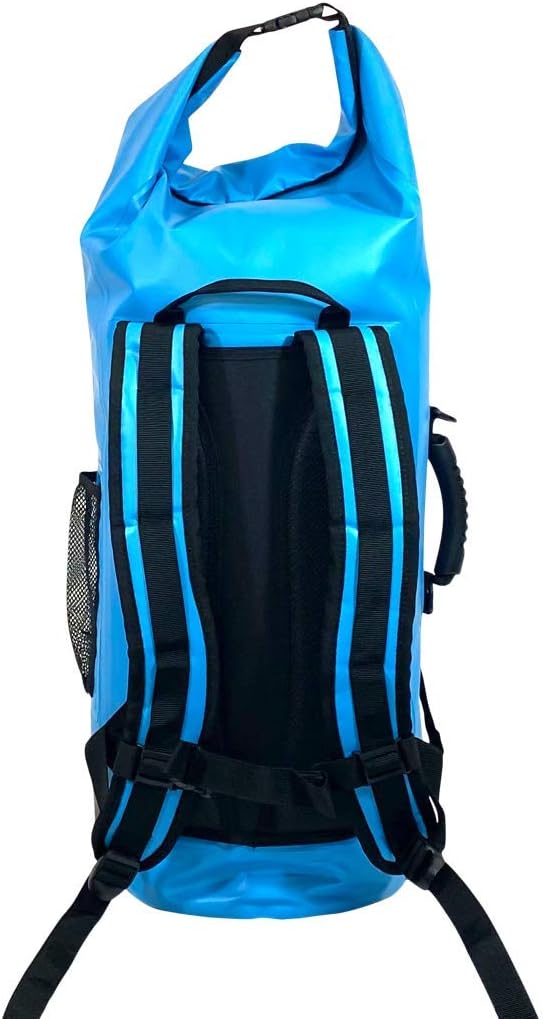 Malo'o 45L Waterproof Heavy Duty Backpack Dry Bags for Kayaking, Camping, Fishing, Hiking Daypack - Beach Accessories, Boat accessories, and Travel Gear - Fishing Rod Case Straps