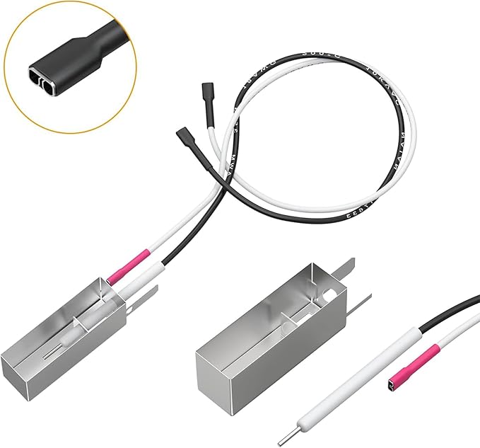 SafBbcue 91360 Igniter Kit for Weber Grill 1819-51 1836-32 Grill Igniter Replacement Compatible with Weber Spirit E210 E215 E310 EP320 SP310 SP320 Spirit S320 Side-Control Grill, 67847 67726 81315