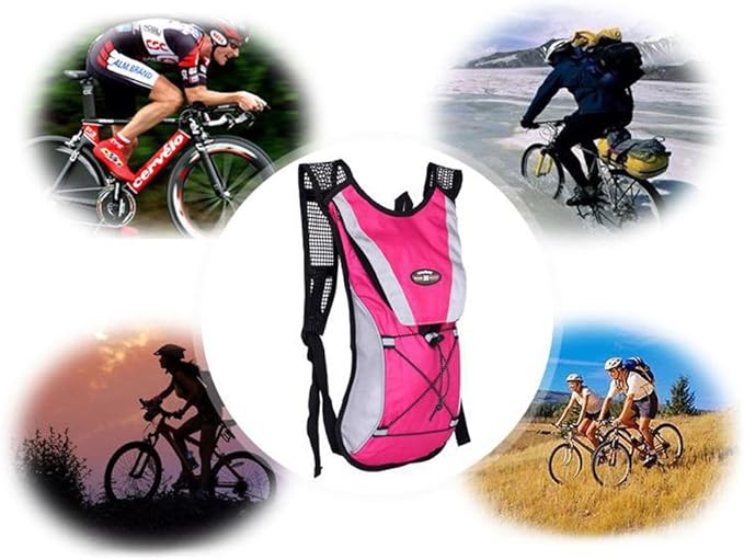 Monvecle Hydration Pack Water Rucksack Backpack Bladder Bag Cycling Bicycle Bike/Hiking Climbing Pouch + 2L Hydration Bladder