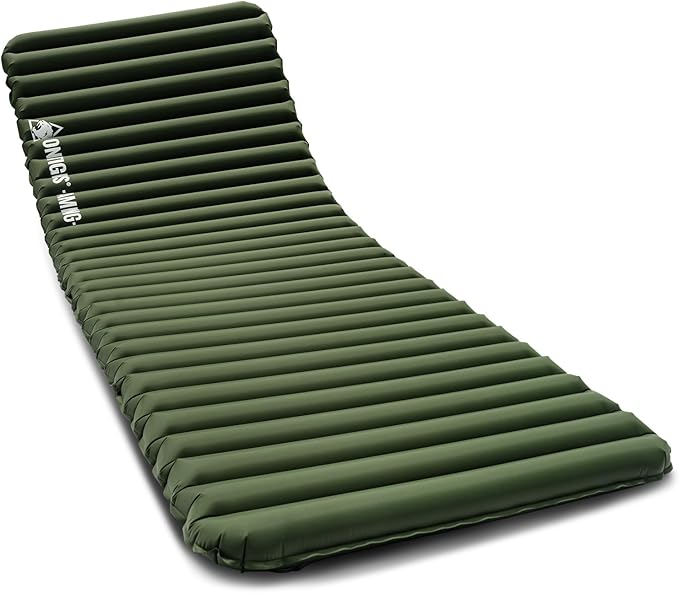 OneTigris Camping Sleeping Pad, Jade Ultralight Camping Mattress 2.8 R-Value Inflatable Sleeping Pads Compact for Camping Backpacking Hiking Traveling Tent 28.3 Extra-Wide with Patch-up Kit