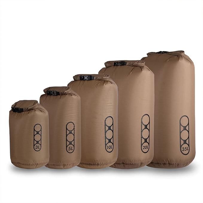 Eberlestock Cirrus Ultralight Dry Bag, Dry Earth, 35-Liter