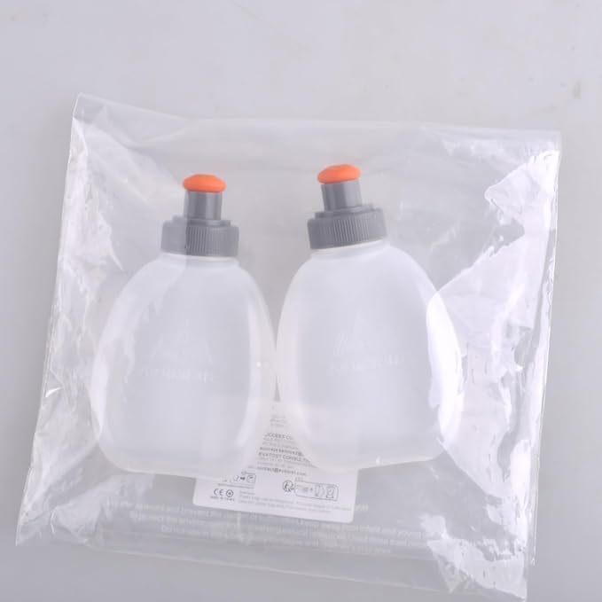 Azarxis Running Water Bottles Flask BPA Free Leakproof Hydration Vest Packs Waist Belt Replacement for Triathlon Marathon Hiking Cycling Climbing Runner