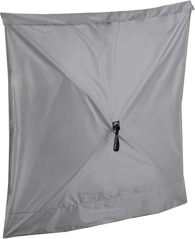 CLAM Quick Set Venture 9 x 9 Ft Portable Outdoor Camping Canopy Shelter, Gray + Clam Quick Set Screen Hub Gray Fabric, Accessory Only (6 Pack)
