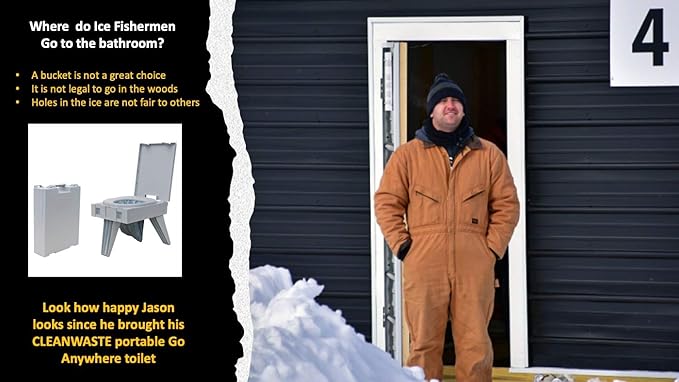 Spacious Portable Privacy Tent for Outdoor Showers, Changing Room & Compatible for Cleanwaste Camping Toilet - Surfing, Beach, Hiking, Ice Fishing & More - 6 ½ Ft. Tall with 4”x4”of FloorSpace