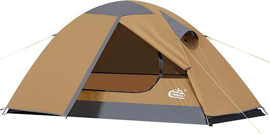 1 Person Backpacking Tent, Lightweight Compact Single Person Tent, Waterproof Windproof One Man Tent for Camping Hiking