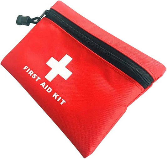 AOUTACC Mini First Aid Kit Empty, Travel Empty First Aid Kit Pouch Bag for Emergency at Home, Office, Car, Outdoors, Boat, Camping, Hiking(Bag Only)