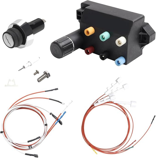 SafBbcue 67532 Grill Igniter Button Kit Replacement for Weber GS4 Genesis II 330 & 335 Series Parts, for Weber Genesis II S-335 E-335 E-330 SE-330 CE-330 CE-330 Css-335 61006001 Gas Grill Parts