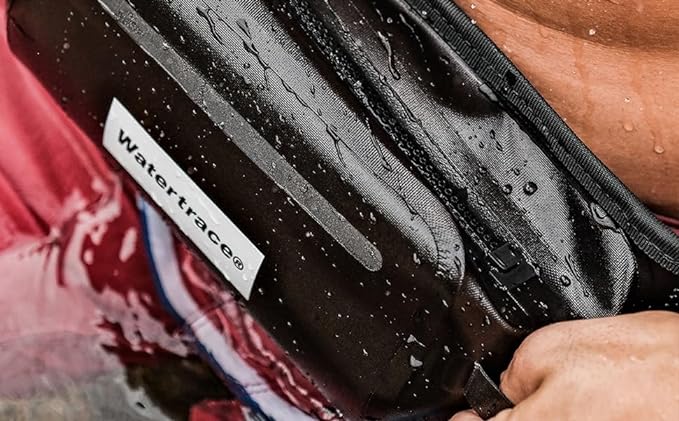 Waterproof Fanny Pack Snorkeling Bag Waist Bag For Canoe Kayaking Rafting Surfing Swimming Boating Storage Pack Paddle Board (Black)