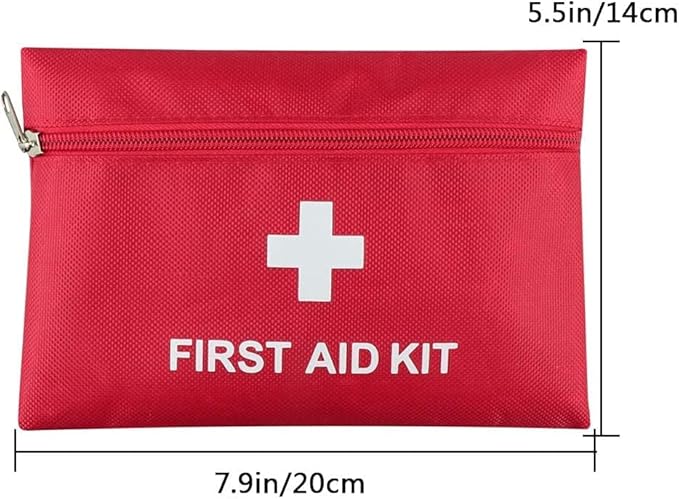 AOUTACC 12 Pack First Aid Kit Empty Bag, Travel Empty First Aid Kit Pouch Bag for Emergency at Home, Office, Car, Outdoors, Boat, Camping, Hiking(Bag Only)