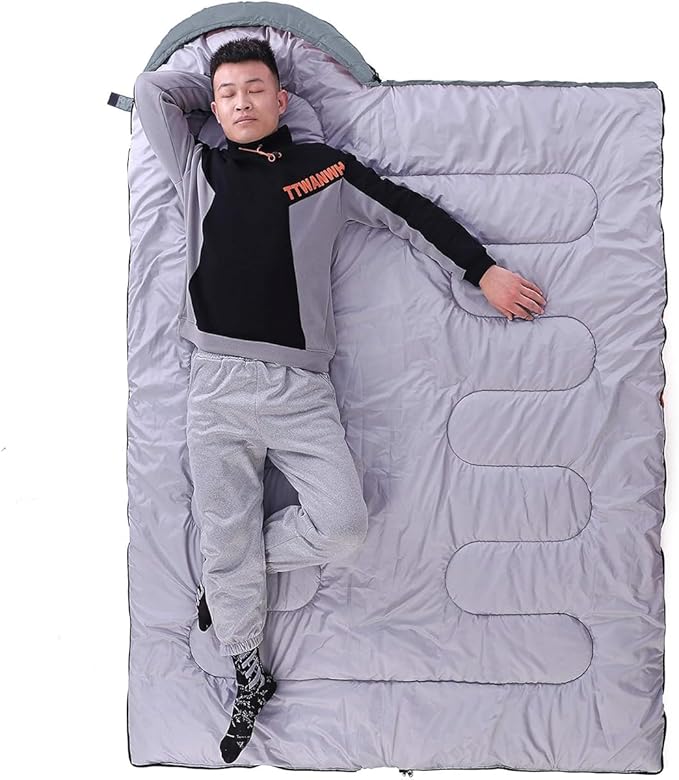 Camping Sleeping Bag 3 Seasons Lightweight &Waterproof with Compression Sack Camping Sleeping Bag Indoor & Outdoor for Adults & Kids