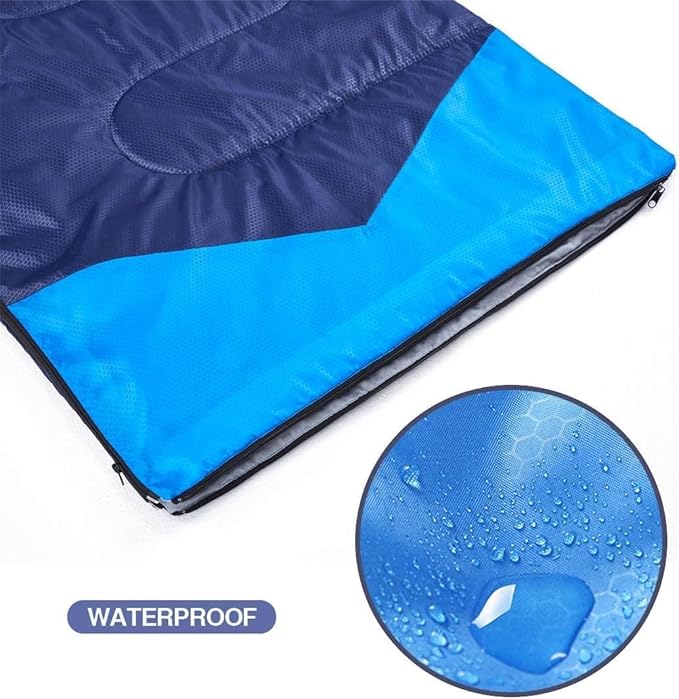 oaskys Camping Sleeping Bag - 3 Season Warm & Cool Weather - Summer Spring Fall Lightweight Waterproof for Adults Kids - Camping Gear Equipment, Traveling, and Outdoors