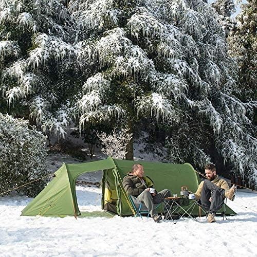 Naturehike Opalus Tunnel Backpacking Tent for 2-3 Person, 2 Person 3 Person Backpacking Tent, Lightweight Camping Tent with Footprint & Vestibule