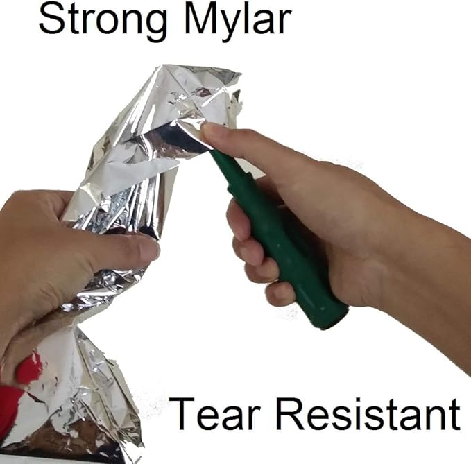 Emergency Sleeping Bags 2 Pack | Portable Emergency Blanket Survival Gear