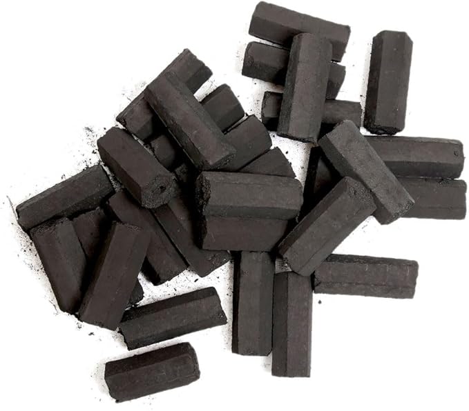 Nomad Fire 100% All-Natural Hardwood Charcoal | 10 LBS | Thai-Style Binchotan | Long Burning (4-6 hrs), High Heat, Low Ash, Low Smoke. Pro Charcoal for Nomad, Kettles, Kamados, Charcoal Smokers