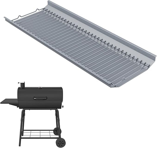 26 Inch Ash Pan Replacement Parts for Nexgrill 810-0029C Charcoal Grills, Heavy Duty Steel Gray Coating Ash Pan/Drip Pan for Nexgrill Charcoal 29inch Grills 810-0029C, 26" Drip Pan