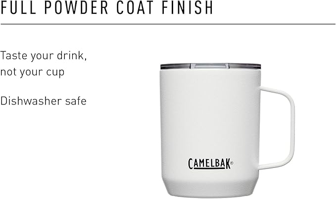 CamelBak Horizon Camp Mug Insulated Stainless Steel Black, 12oz