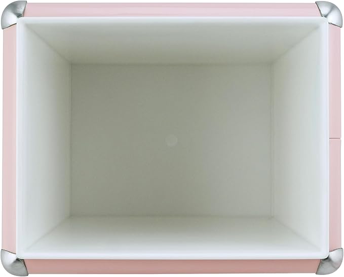 Permasteel 14-Qt Small Retro Vintage Ice Chest - Hard Metal Portable Beverage Cooler for Camping, Beach, and Picnic - Classic Style Personal Cooler, Pink