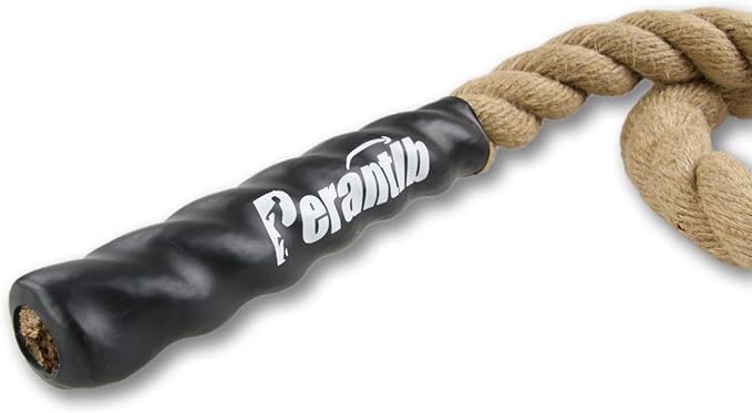Perantlb Outdoor Climbing Rope for Fitness and Strength Training, Workout Gym Climbing Rope, 1.5'' in Diameter, Length Available: 8,10, 15, 20, 25, 30,40, 50 Feet…
