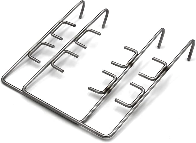 Hongso 20 inches Fire Grate Ash Drip Pan for Chargriller 5050, 5072, 5650, 2123, 2223, 2823 Charcoal Grills, Char-Griller Model 200157, Replacement Parts Chargrill Ash Pan with 2pcs Fire Grate Hanger