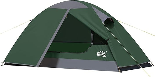 1 Person Backpacking Tent, Lightweight Compact Single Person Tent, Waterproof Windproof One Man Tent for Camping Hiking