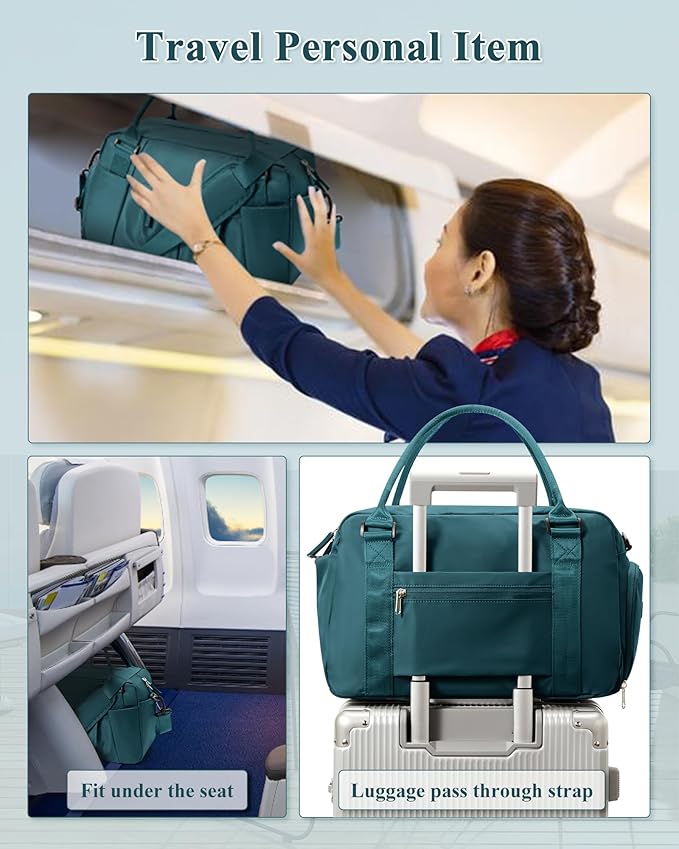 Gym Bag Womens,Travel Duffel Carry on Bag Sport Tote Bag Weekend Overnight Bag