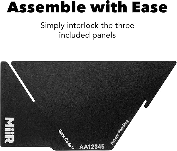 MiiR Pourigami - Single Cup Travel Coffee Dripper Collapsible Cone for Pour Over on The Go, Camping, Road Trip or at The Office