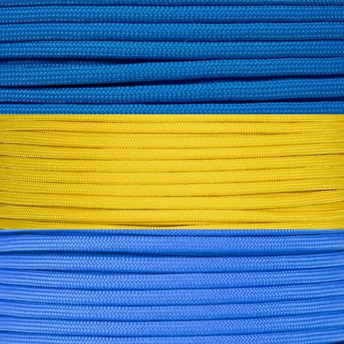 Paracord Planet Pro-Football Team Paracord Kits – 100 Feet – Number of Colors Included Depends on Team – Lanyard Keychain Hunting Hiking Camping