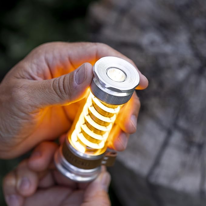 Barebones Edison Light Stick – Aluminum, USB Rechargeable LED Lantern and Flashlight with 7 Modes, 40+ Hour Run Time, Camping Essentials with Magnetic Base