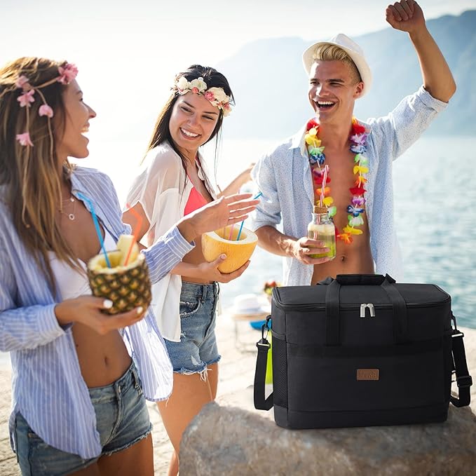 Lifewit Cooler Bag 30/50/60 Cans Collapsible and Insulated Large Lunch Bag Leakproof Soft Cooler Portable Tote for Camping/BBQ/Family Outdoor Activities