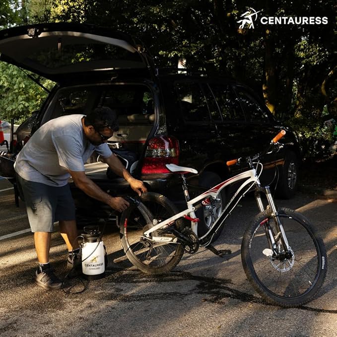 Portable Camping Shower Pump w/ Showerhead Holder and Safety Valve (45 PSI) - Portable Shower for Camping - Surf Rinse Kit - Beach Shower Pump – Camp Shower Kit - Portable Outdoor Shower Camping