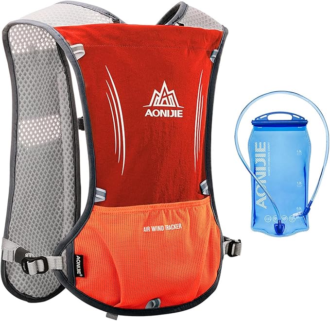 AONIJIE Hydration Backpack Running Vest, 5L Capacity, Multi-Pocket Design, Breathable and Lightweight, Pack for Outdoor Sports - Running, Cycling, Climbing and Hiking