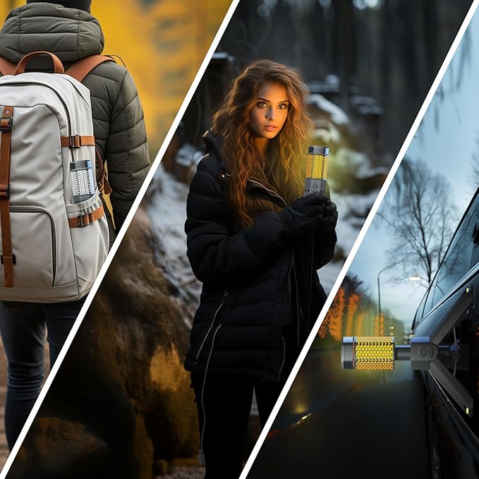 Camping-Lights-Rechargeable,Outdoor Telescopic-Collapsible-Lanterns with 2 Light Sources Mobile Lighting 10500mAh Battery Flash Light & Road Lamp for Adventure/Hiking/Camping/Live Streaming(Dark Grey)