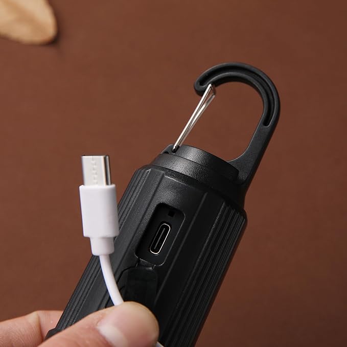 2Pcs Rechargeable Camping Light Bulbs,Portable LED Camping Lanterns,Hanging Tent Lamp with 3 Lighting Modes and Hook for Emergency, Hiking, Fishing, Backpacking,Power Outages