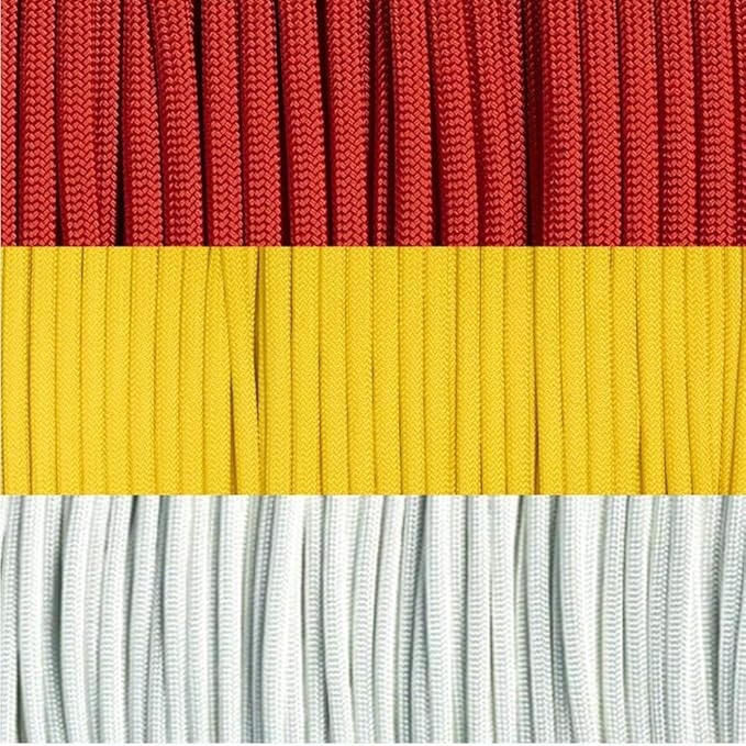 Paracord Planet Pro-Football Team Paracord Kits – 100 Feet – Number of Colors Included Depends on Team – Lanyard Keychain Hunting Hiking Camping