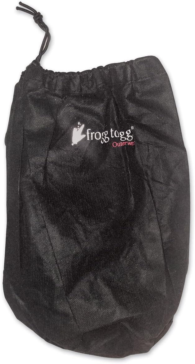 FROGG TOGGS Classic Waterproof Drawstring Cinch Sack, One Size, Black