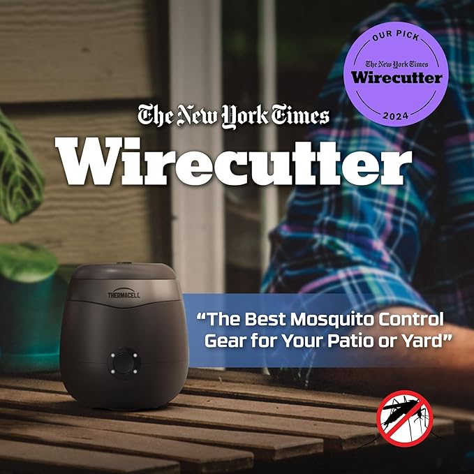 Thermacell E-Series Rechargeable Mosquito Repeller with 20’ Mosquito Protection Zone; Bug Spray Alternative; Scent Free